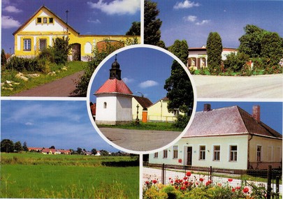 Pohlednice obce Mezná 1995